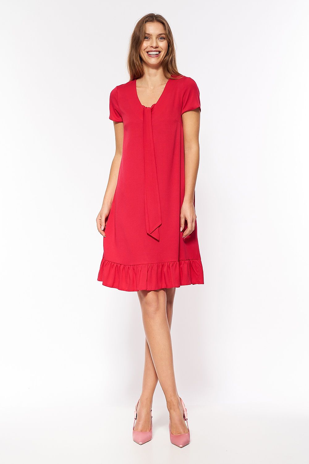 Daydress model 164547 Red by Nife - Short Dresses