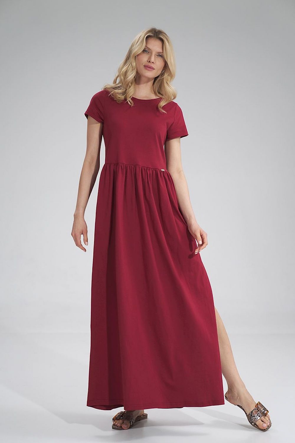 Daydress model 166356 Red by Figl - Long Dresses