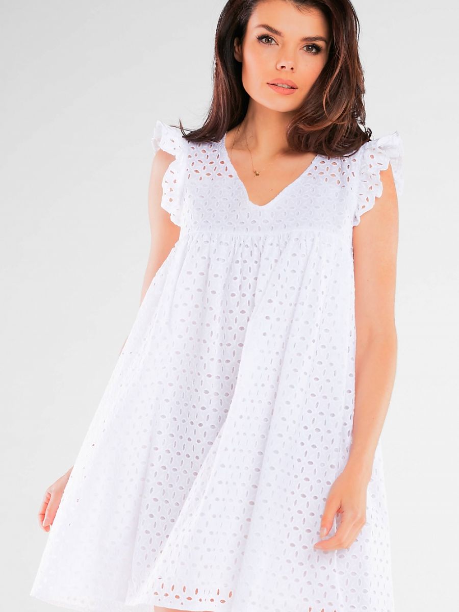 Daydress model 166811 White by awama - Day Dresses
