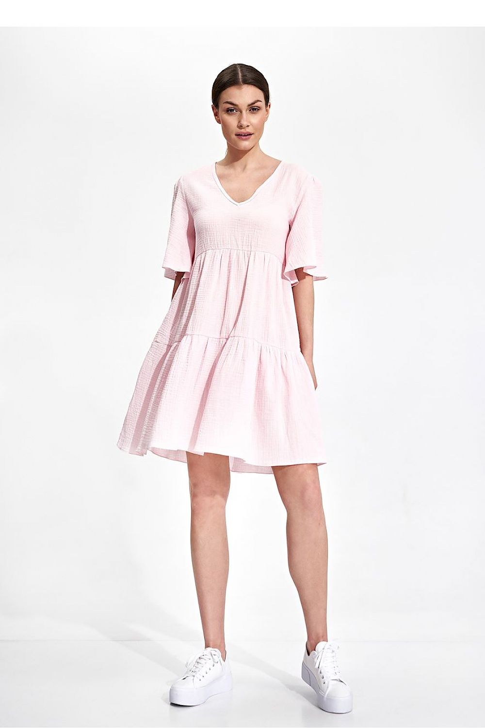 Daydress model 167817 Pink by Figl - Short Dresses