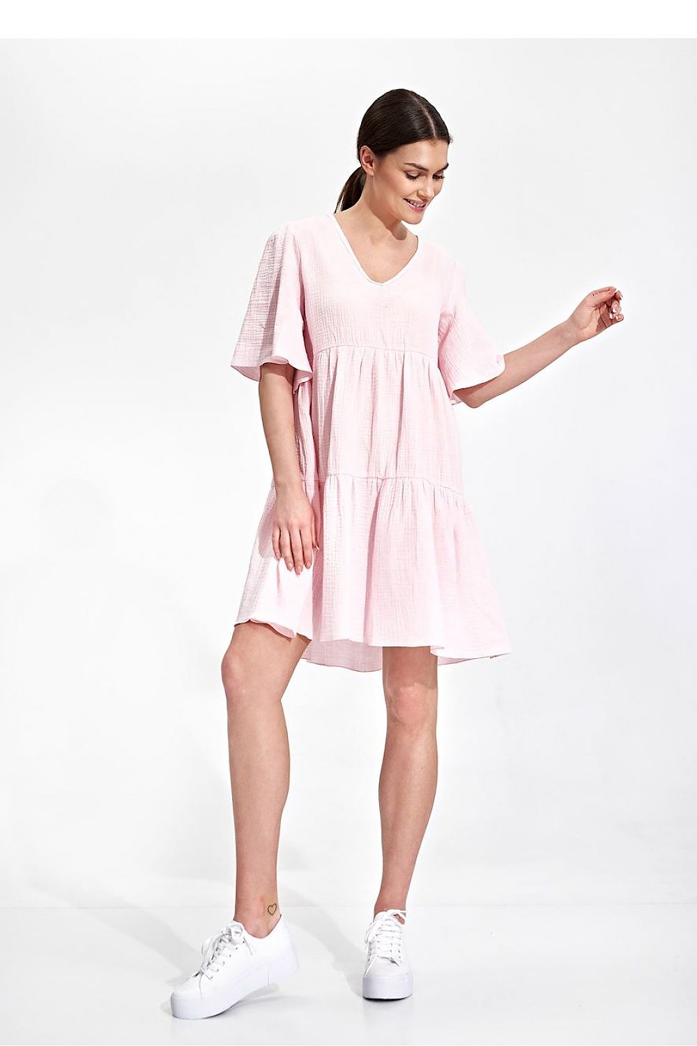 Daydress model 167817 Pink by Figl - Short Dresses