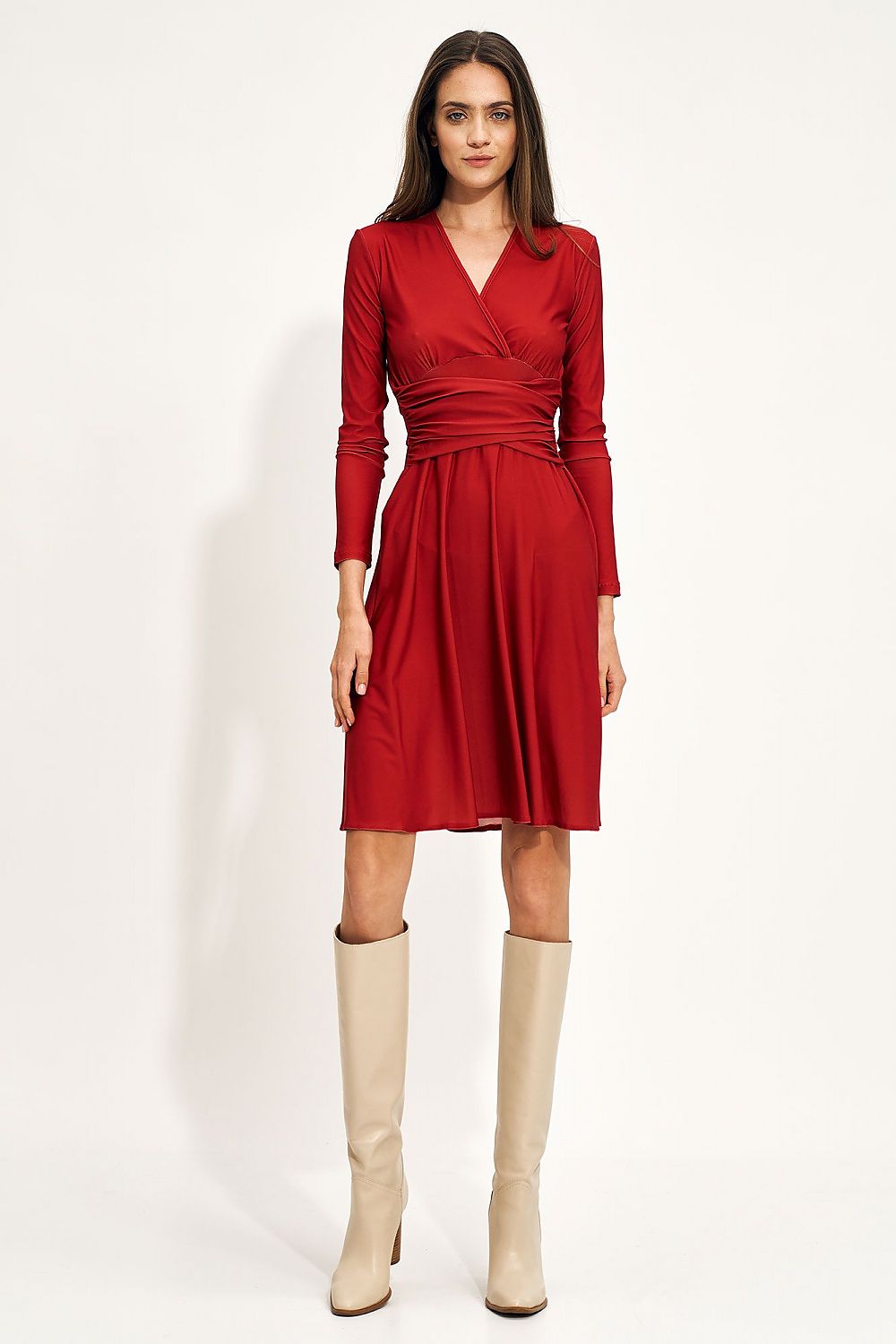 Daydress model 171879 Red by Nife - Short Dresses