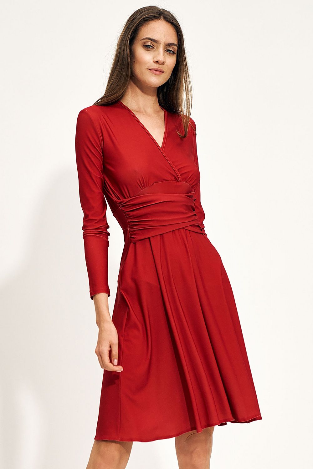 Daydress model 171879 Red by Nife - Short Dresses