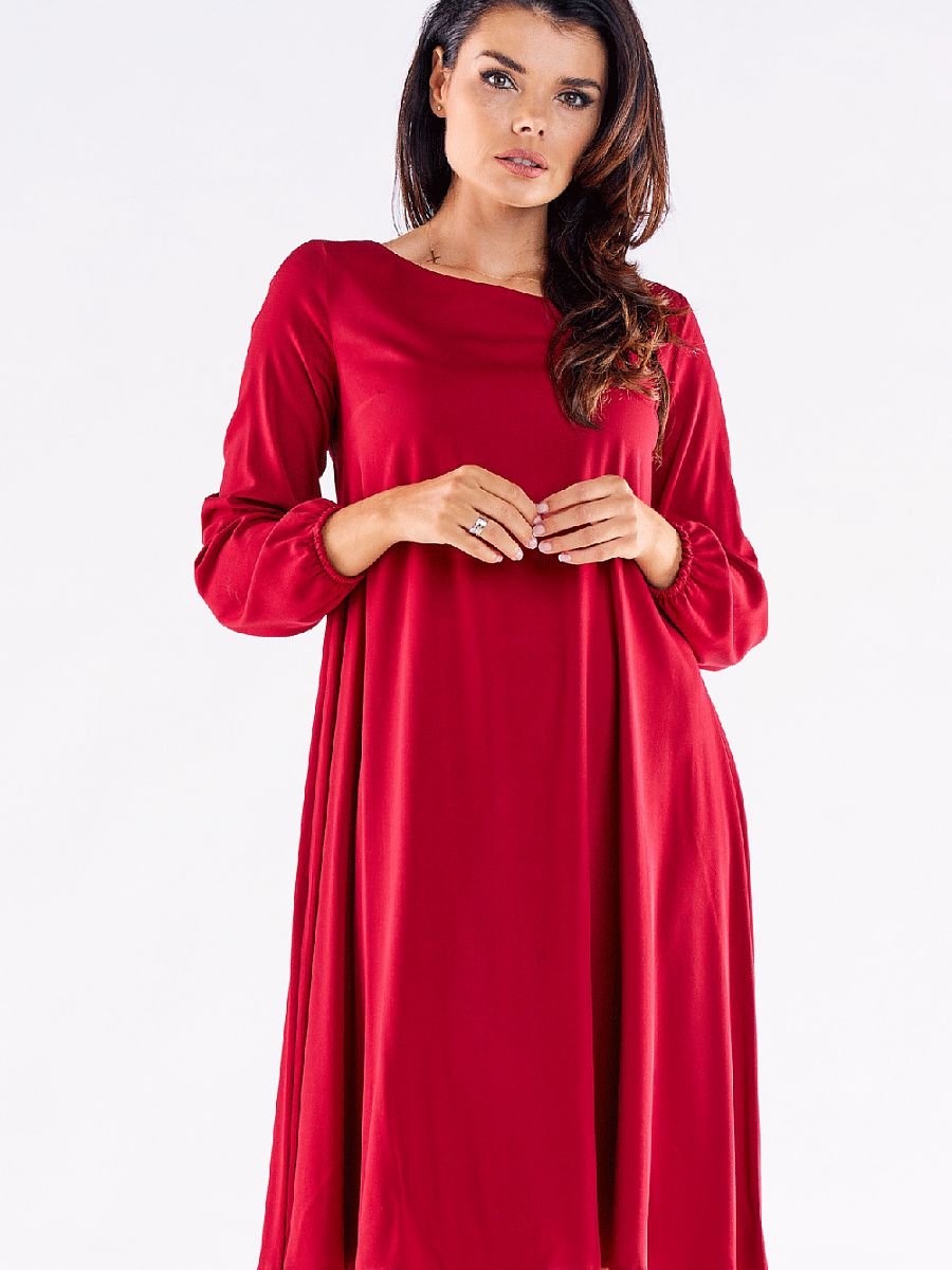 Daydress model 173925 Red by awama - Day Dresses