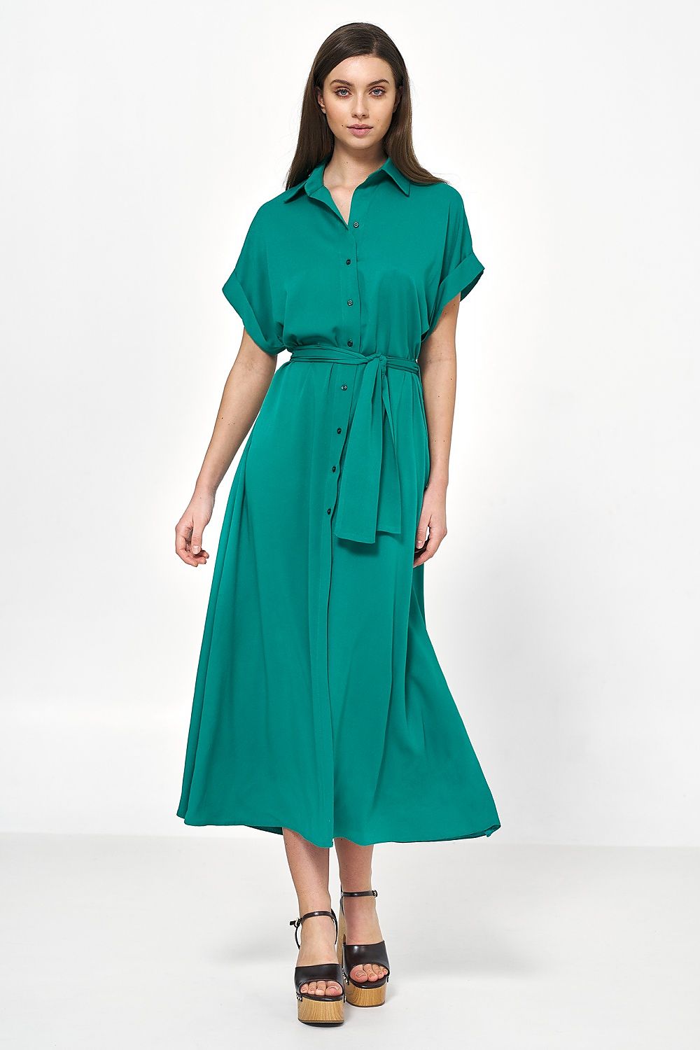 Daydress model 177997 Green by Nife - Midi Dresses