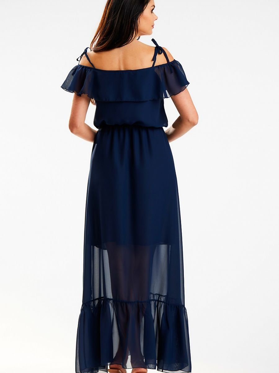 Daydress model 179606 Navy Blue by awama - Long Dresses