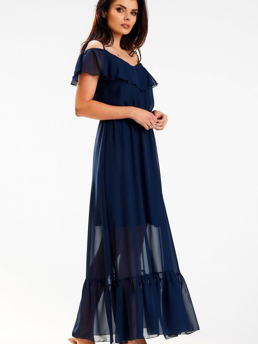 Daydress model 179606 Navy Blue by awama - Long Dresses