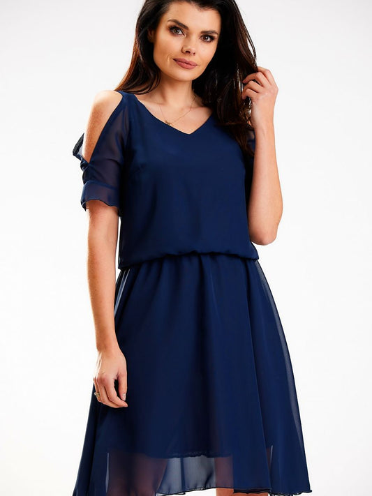 Daydress model 179608 Navy Blue by awama - Day Dresses