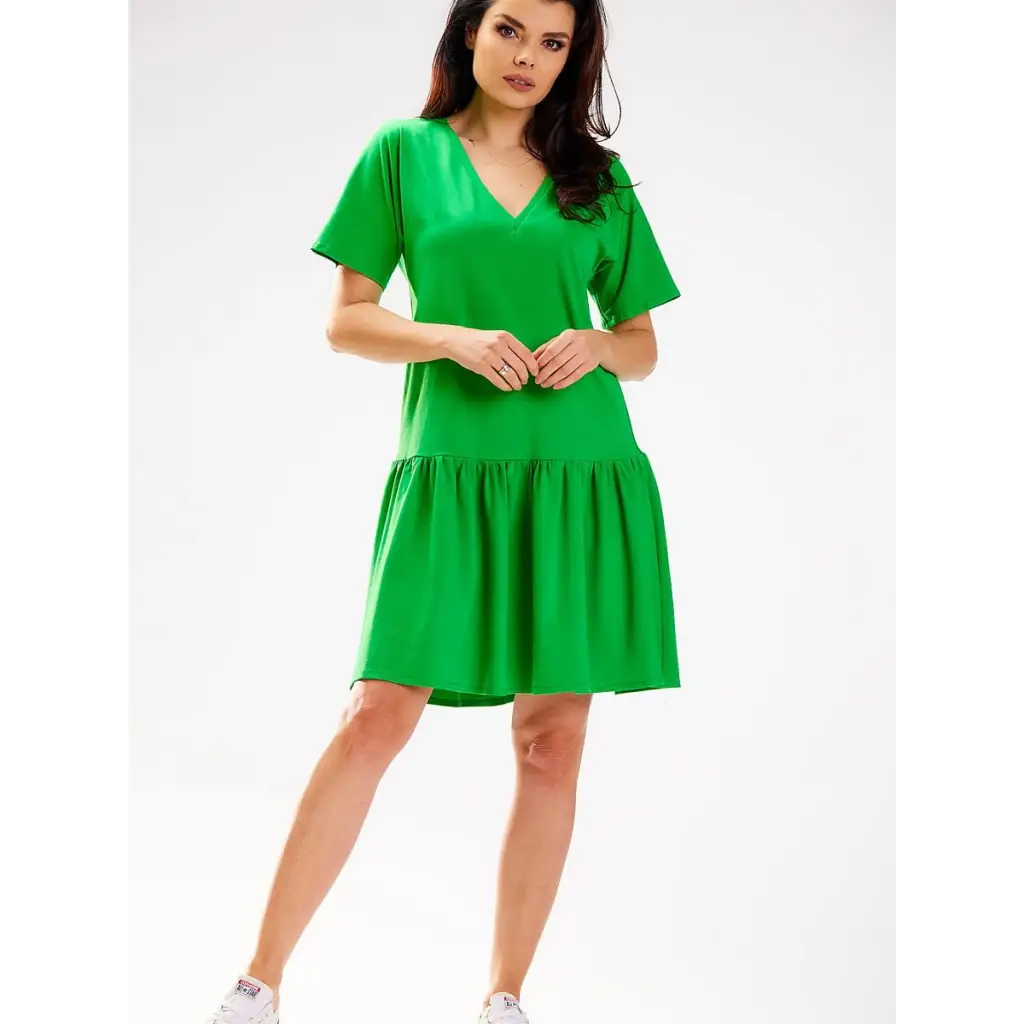 Daydress model 181260 Green by Infinite You - Day Dresses