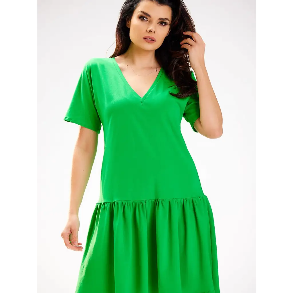 Daydress model 181260 Green by Infinite You - Day Dresses