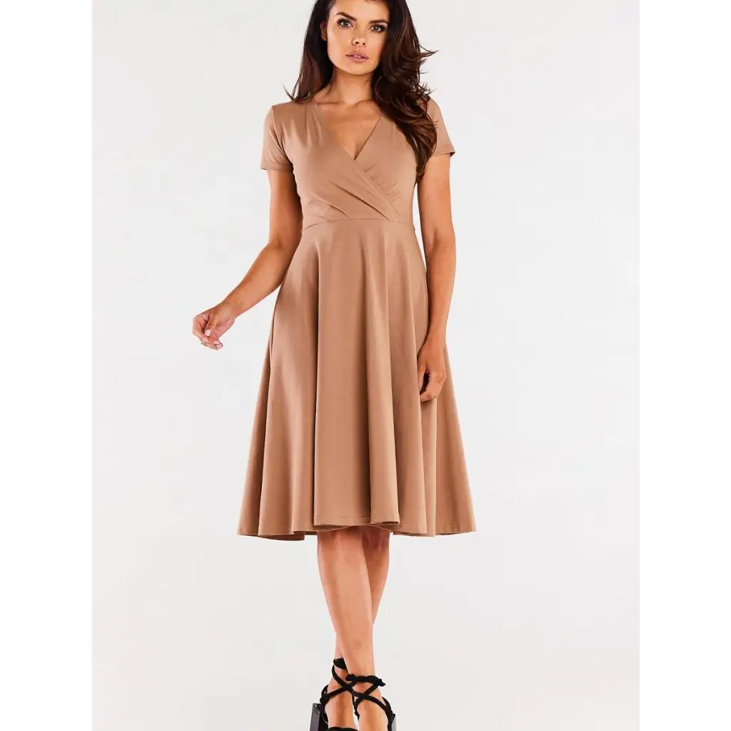 Daydress model 181303 Beige by Infinite You - Day Dresses