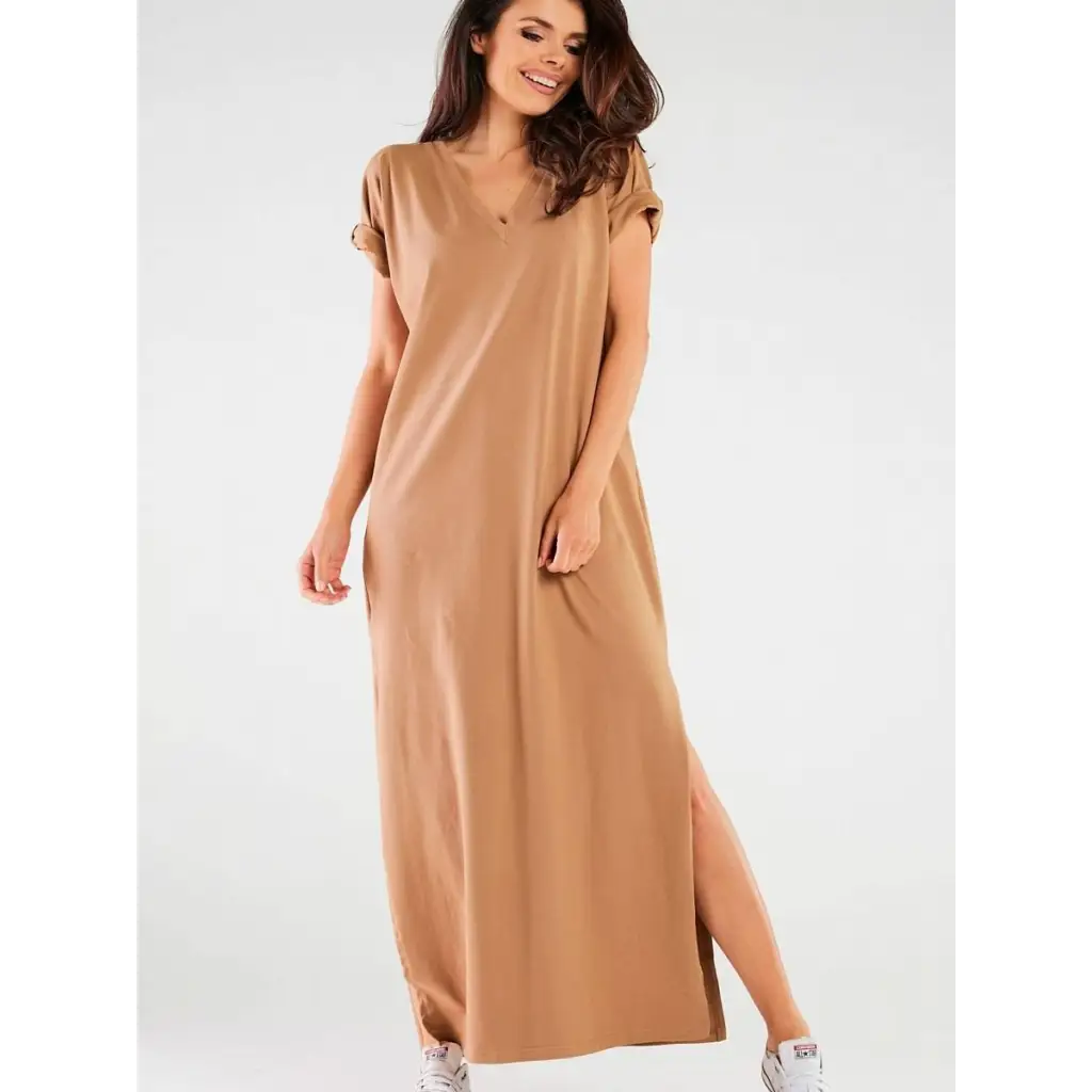 Daydress model 182016 Beige by Infinite You - Long Dresses