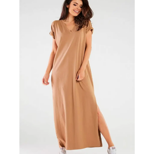 Daydress model 182016 Beige by Infinite You - Long Dresses