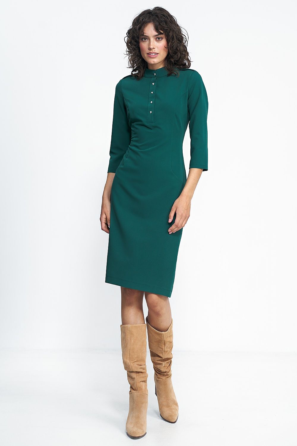 Daydress model 186839 Green by Nife - Midi Dresses