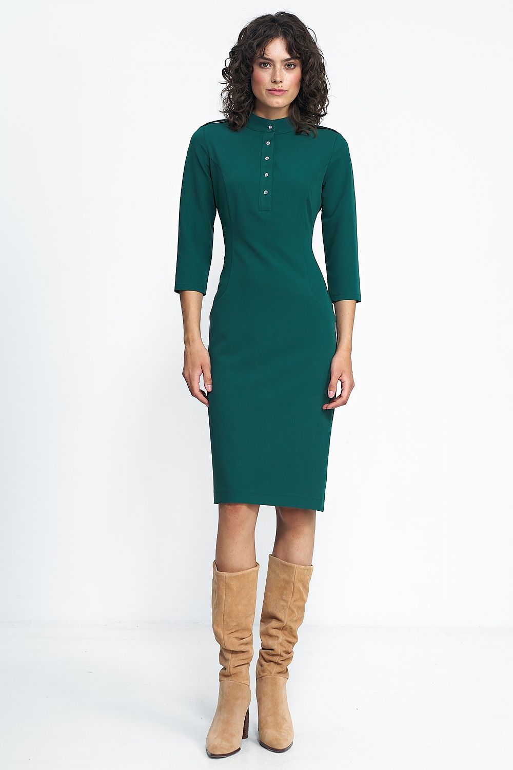 Daydress model 186839 Green by Nife - Midi Dresses