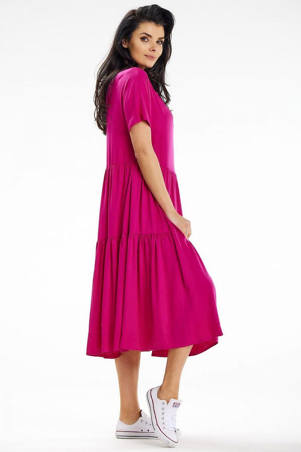 Daydress model 195885 Pink by awama - Midi Dresses