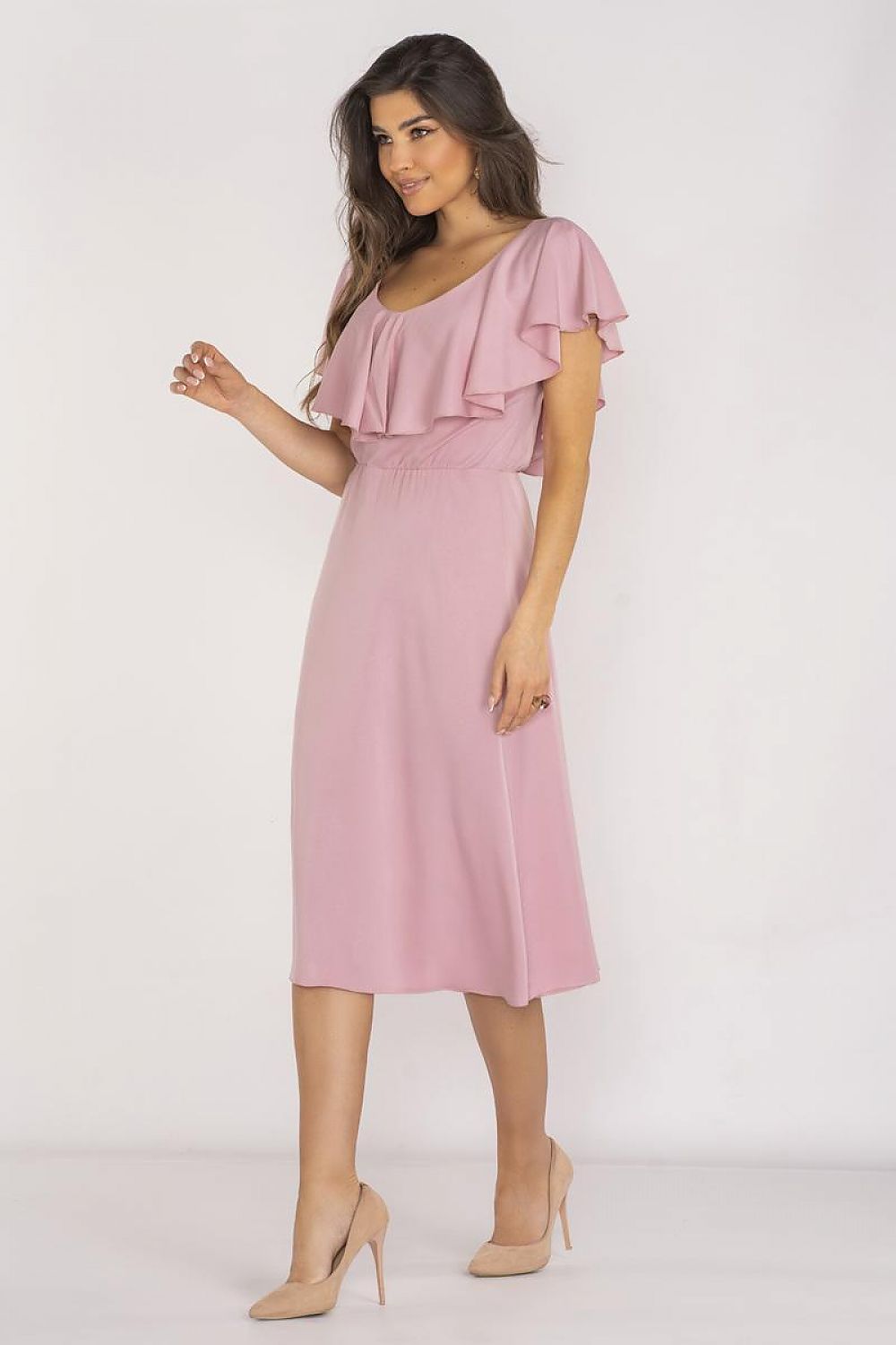 Daydress model 196596 Pink by awama - Midi Dresses