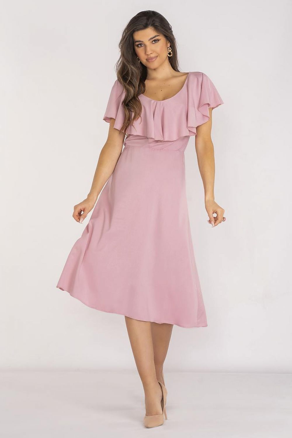 Daydress model 196596 Pink by awama - Midi Dresses