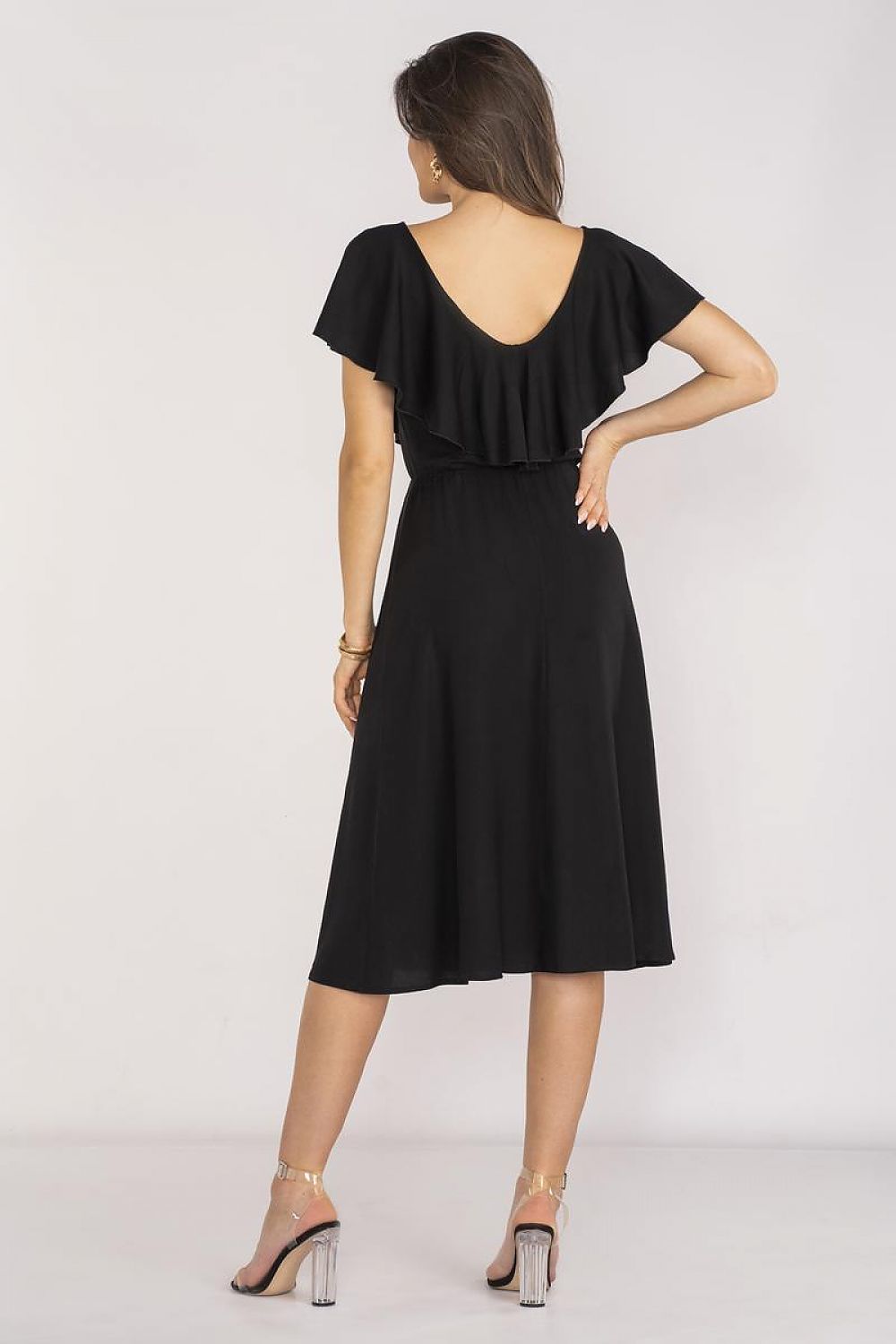 Daydress model 196599 Black by awama - Midi Dresses