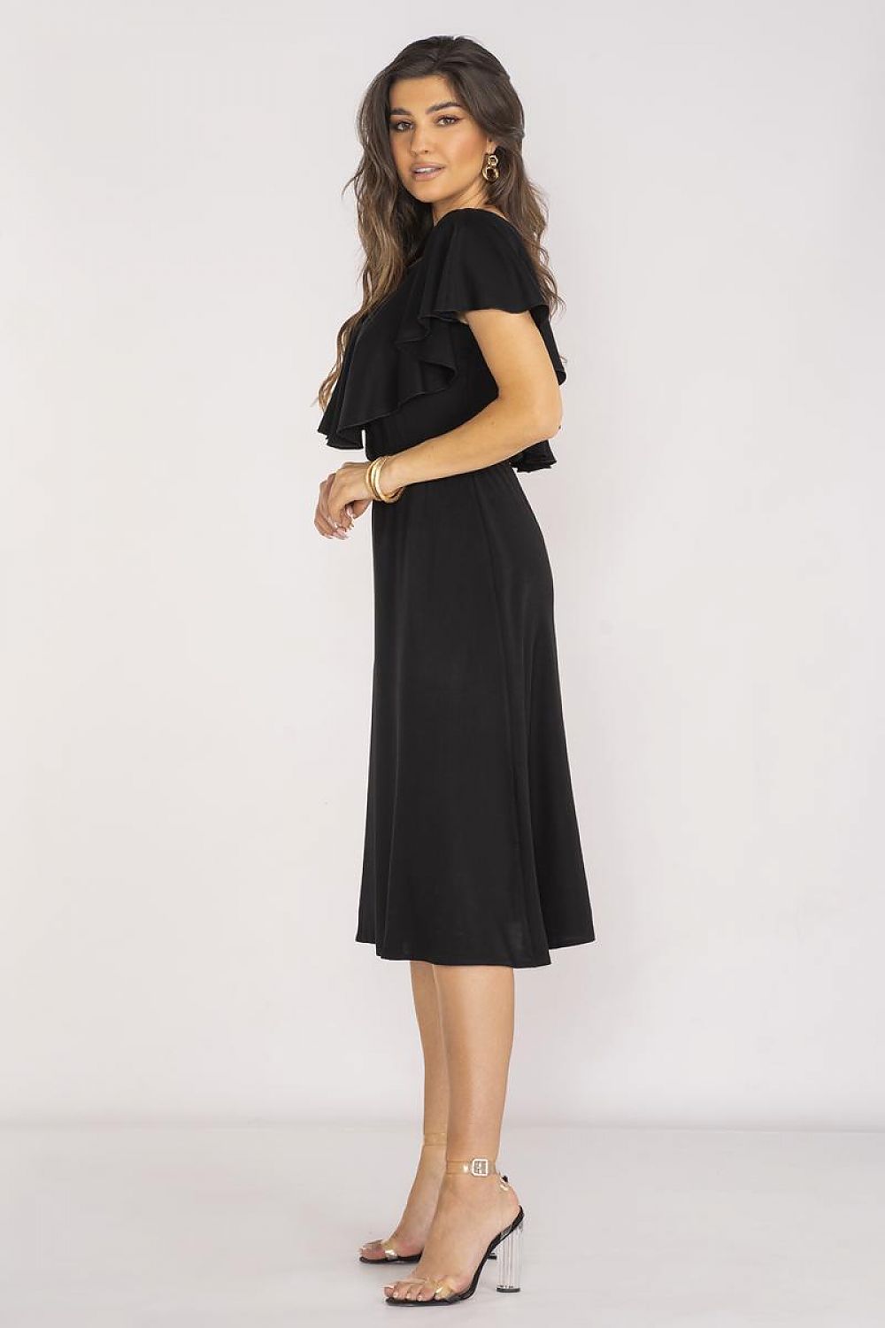 Daydress model 196599 Black by awama - Midi Dresses