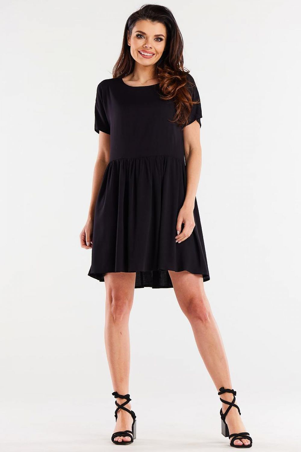 Daydress model 196609 Black by awama - Short Dresses