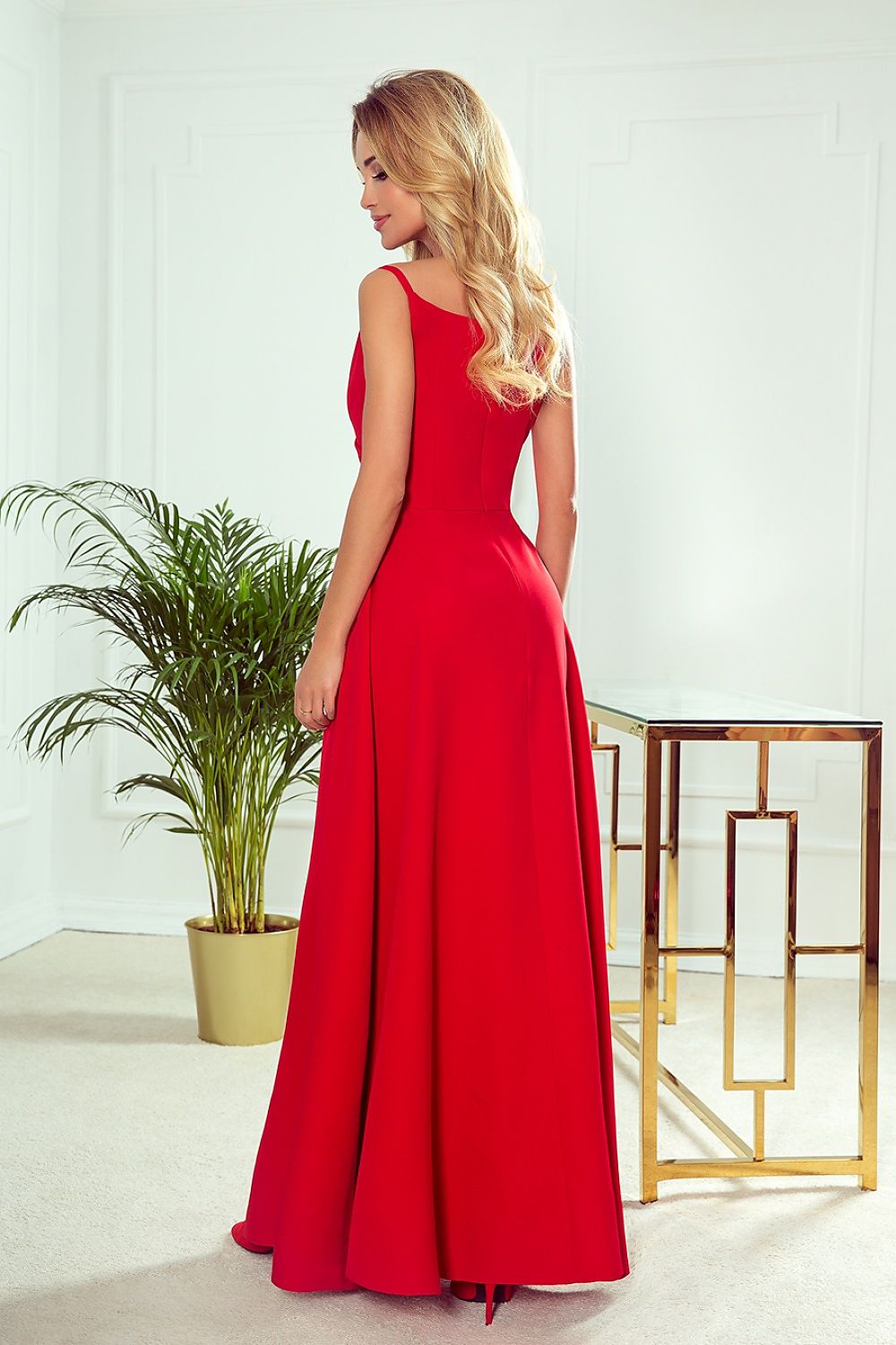 Evening dress model 143340 Red by Numoco - Long Dresses