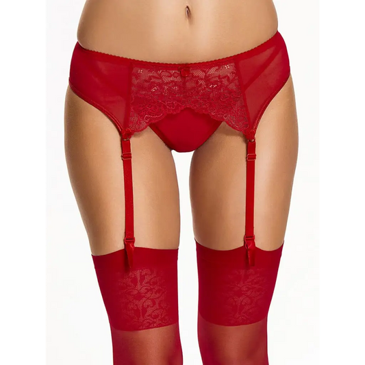 Garter Belt model 137608 Red by Kostar - Garters