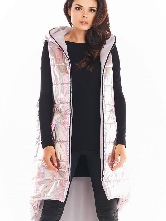 Gilet model 149753 Pink by awama - Gilet