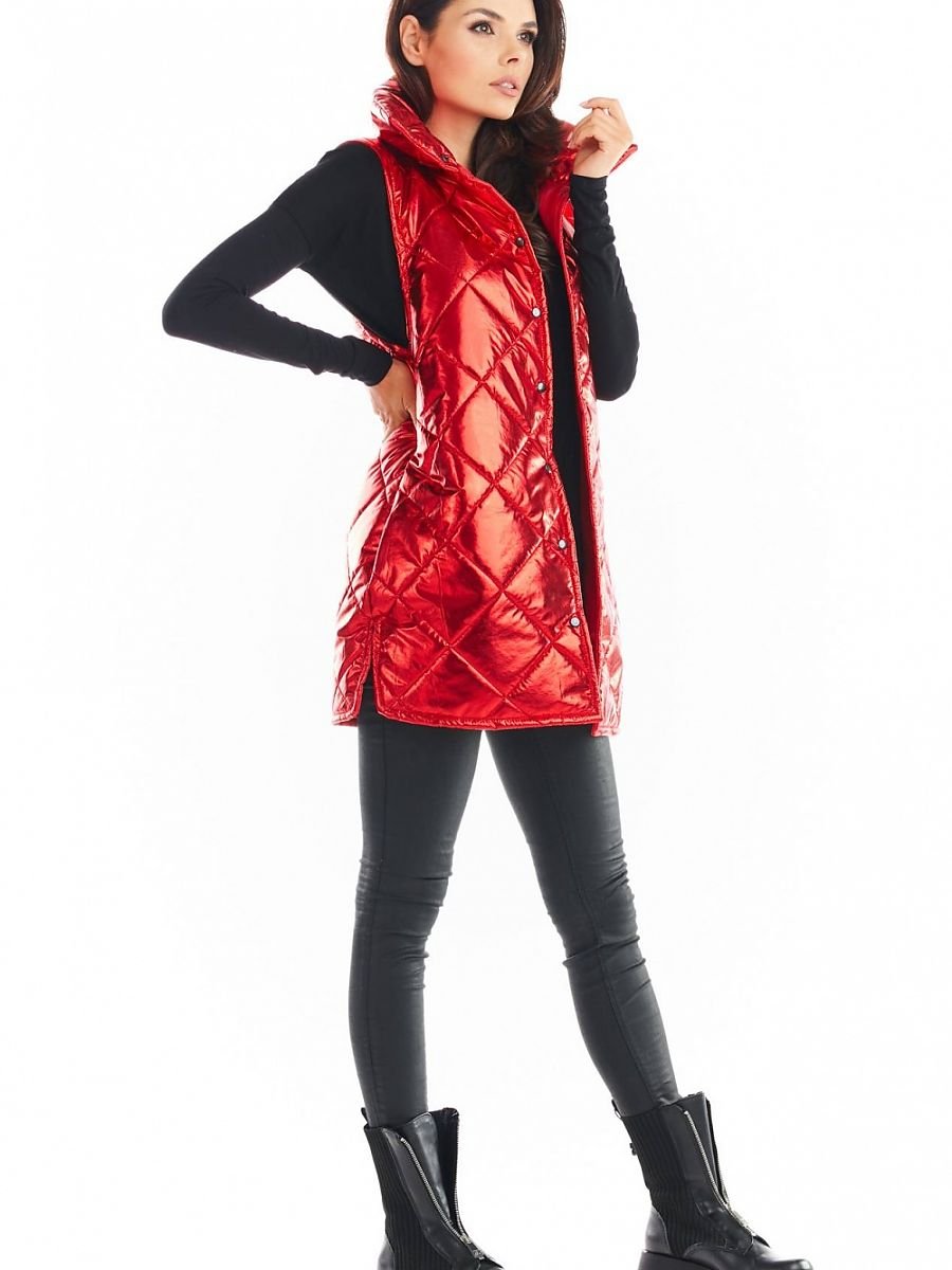 Gilet model 149799 Red by awama - Gilet