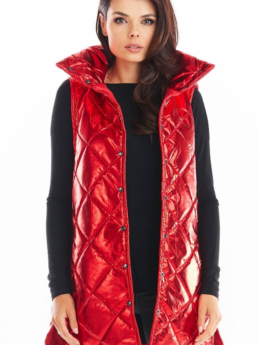 Gilet model 149799 Red by awama - Gilet