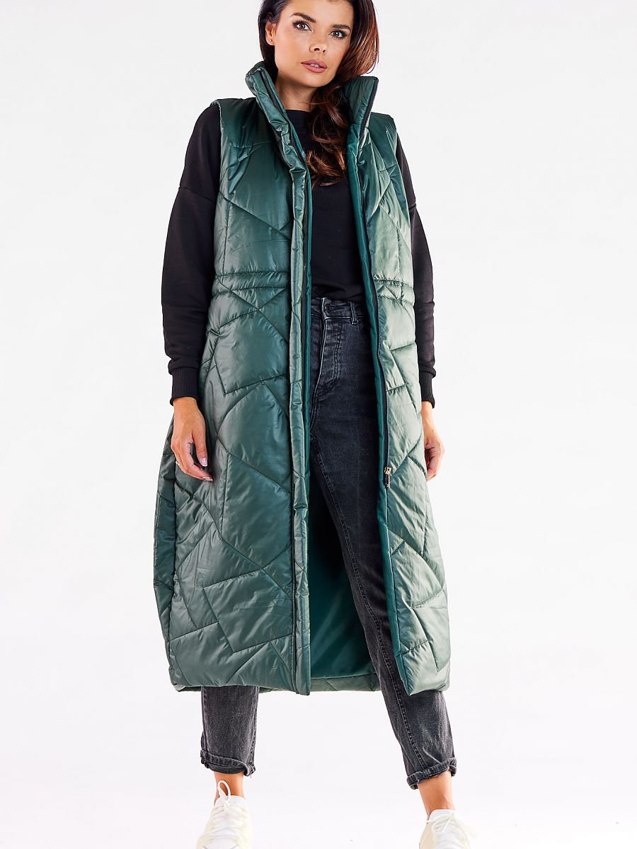 Gilet model 173869 Green by awama - Gilet