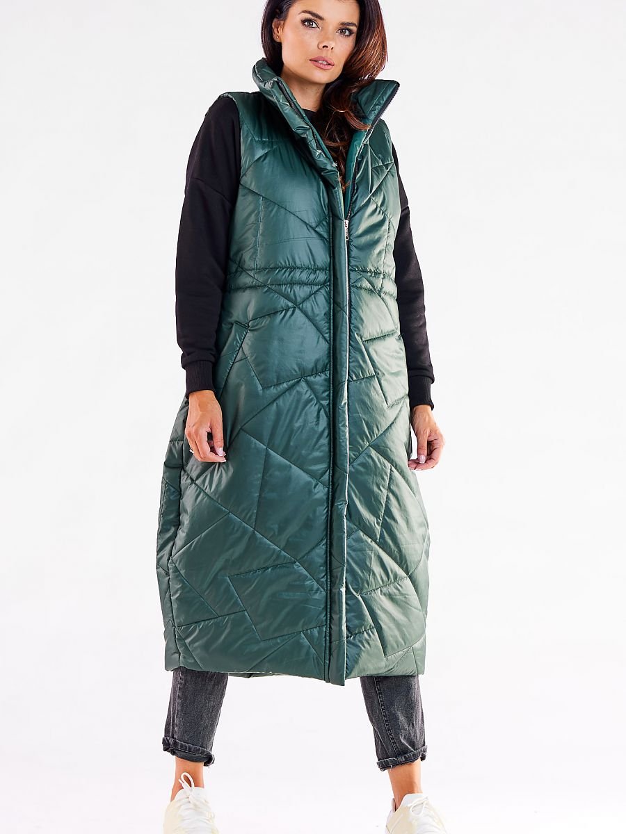 Gilet model 173869 Green by awama - Gilet