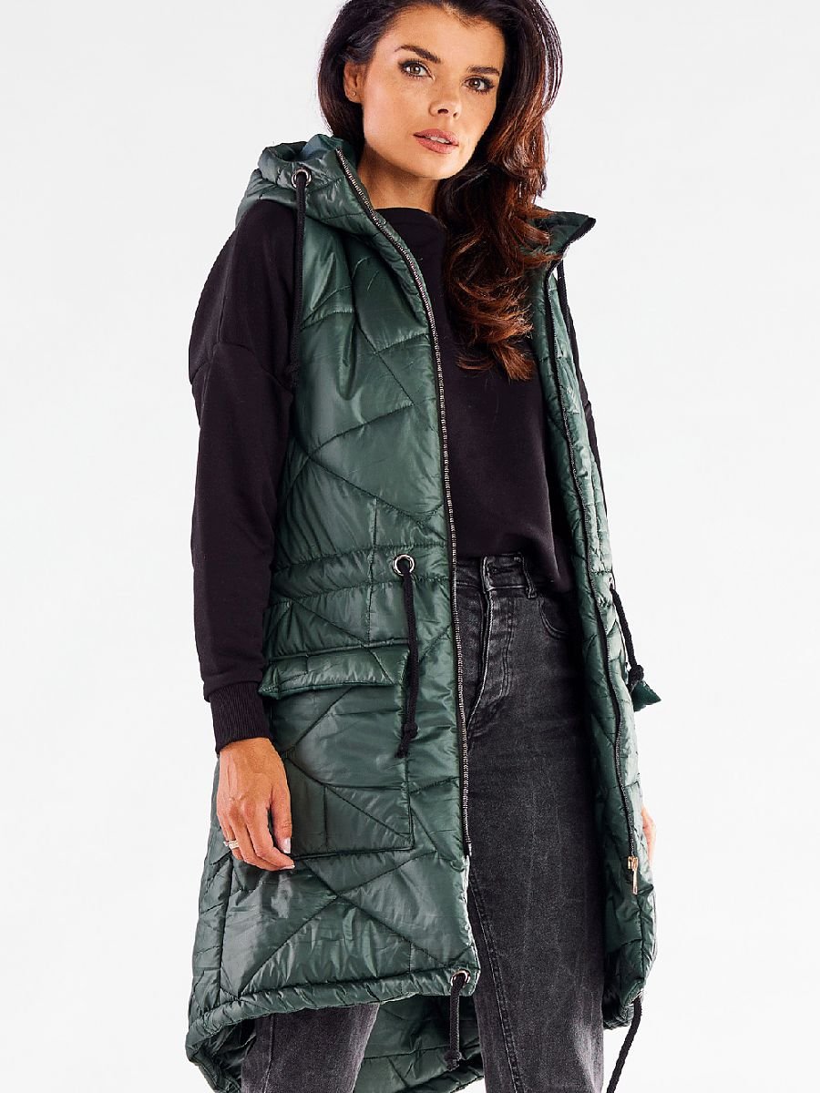 Gilet model 173874 Green by awama - Gilet