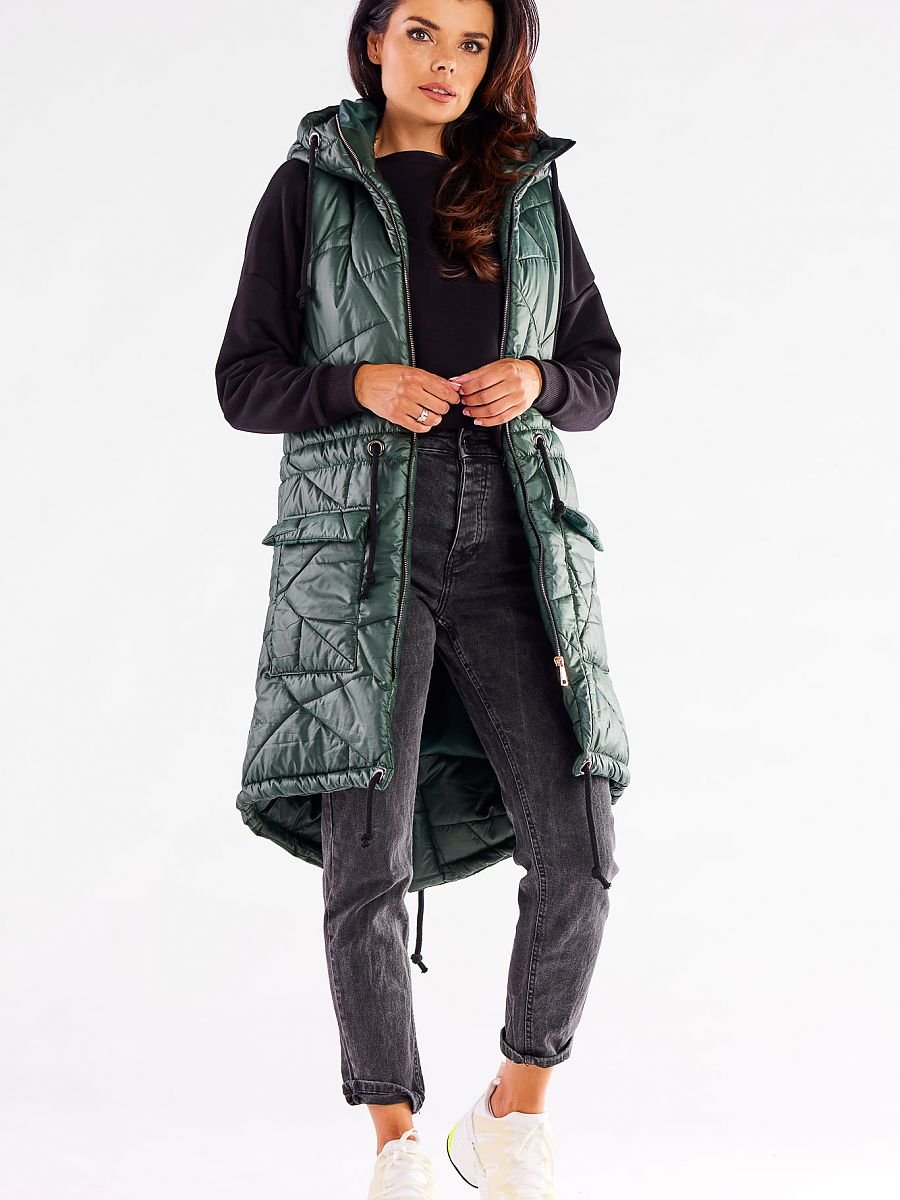 Gilet model 173874 Green by awama - Gilet