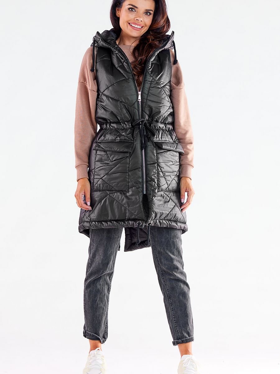 Gilet model 173875 Black awama - Gilet