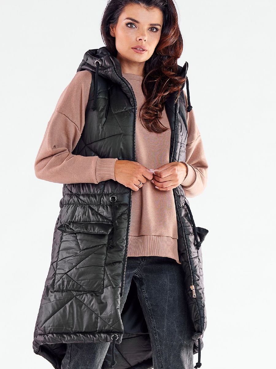 Gilet model 173875 Black awama - Gilet