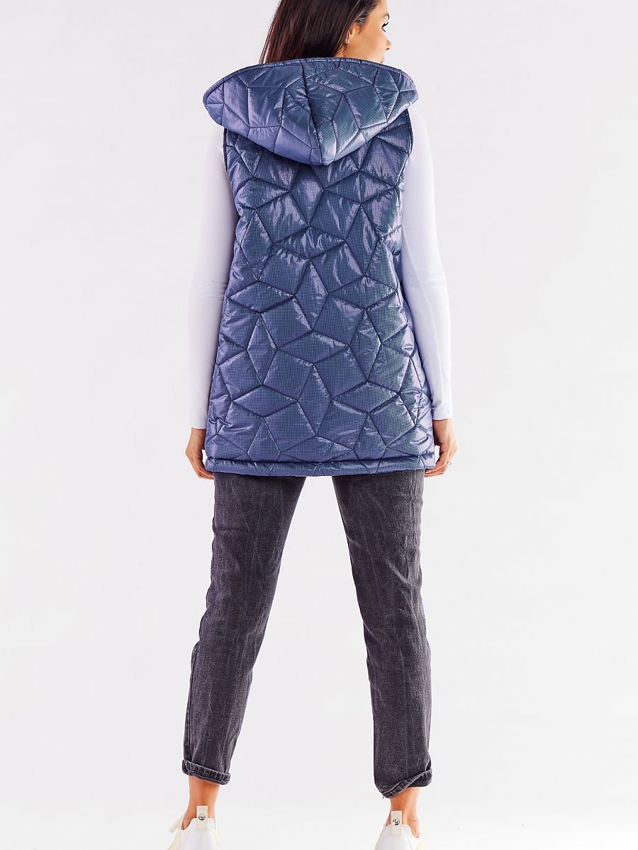 Gilet model 173884 Navy Blue by awama - Gilet