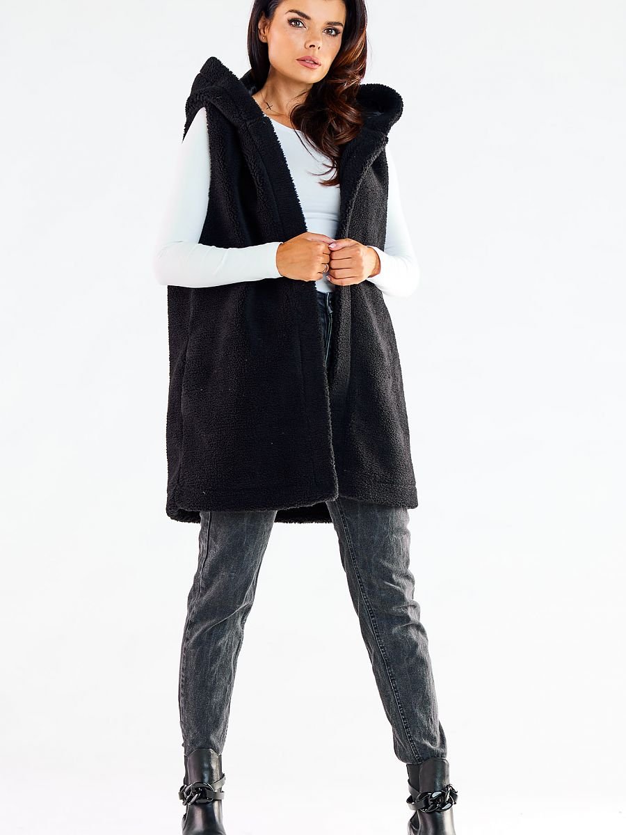 Gilet model 173893 Black by awama - Gilet