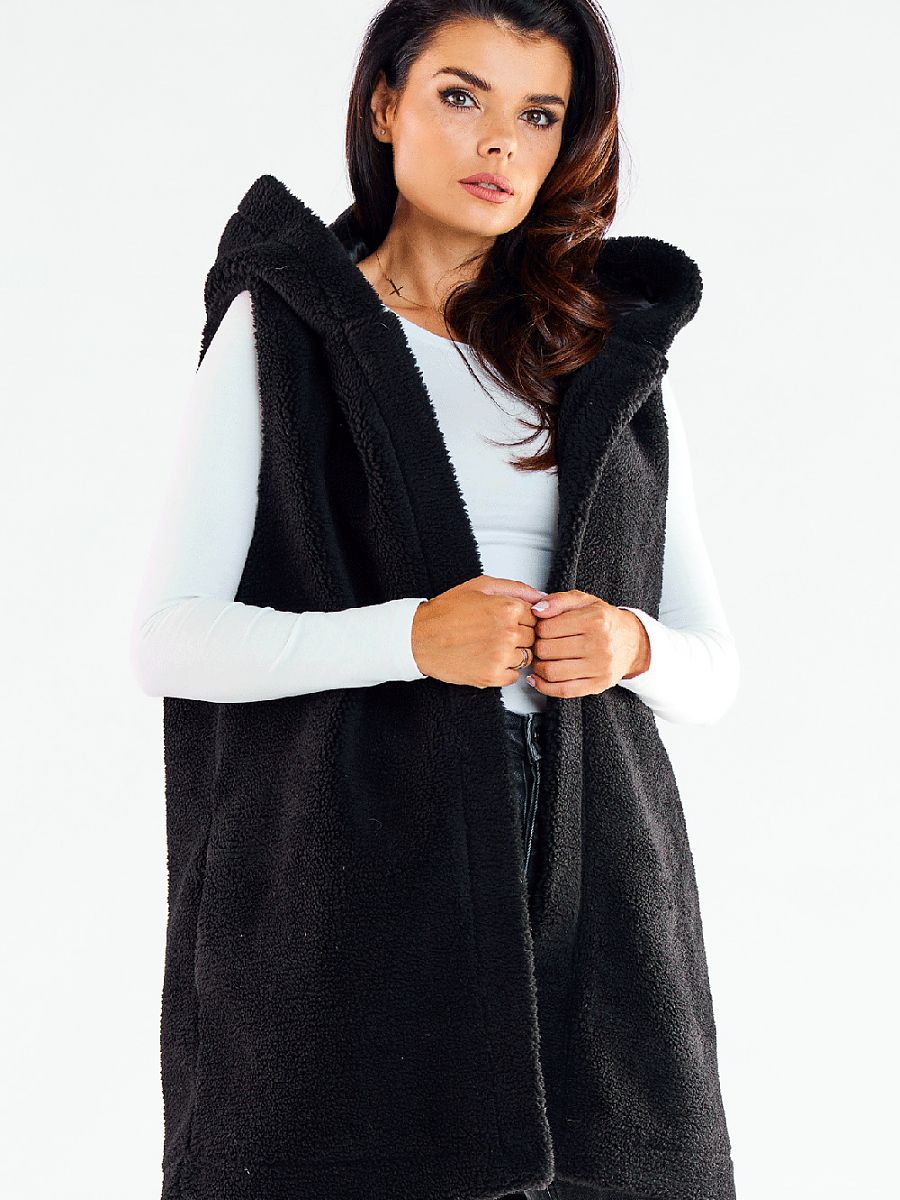 Gilet model 173893 Black by awama - Gilet