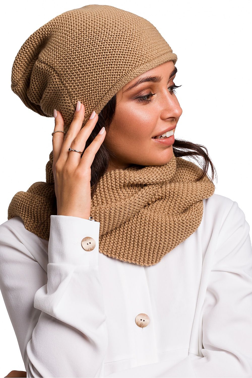  Infinity Scarf model 136408 BE Knit 