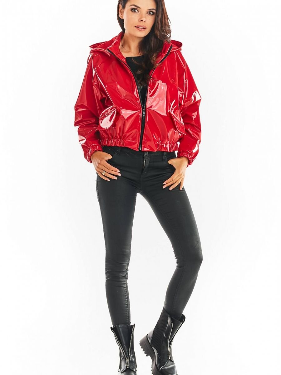 Jacket model 149763 Red by awama - One Size - Women’s Autumn