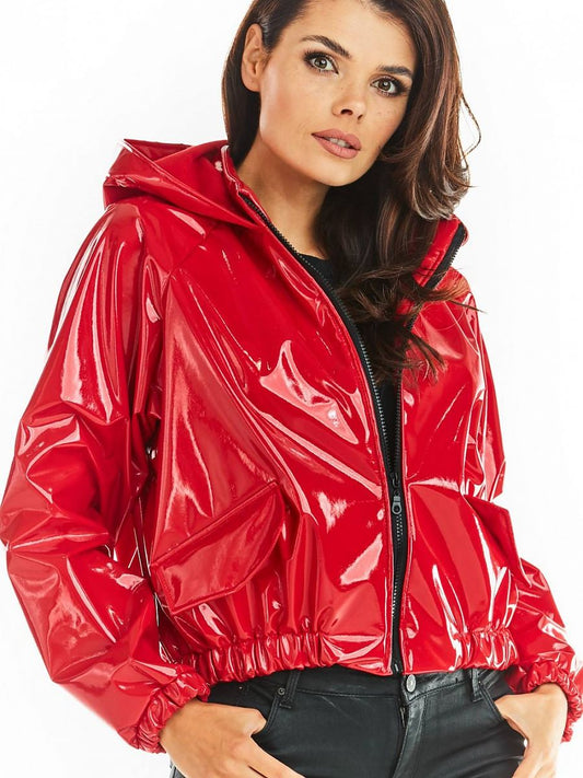 Jacket model 149763 Red by awama - One Size - Women’s Autumn