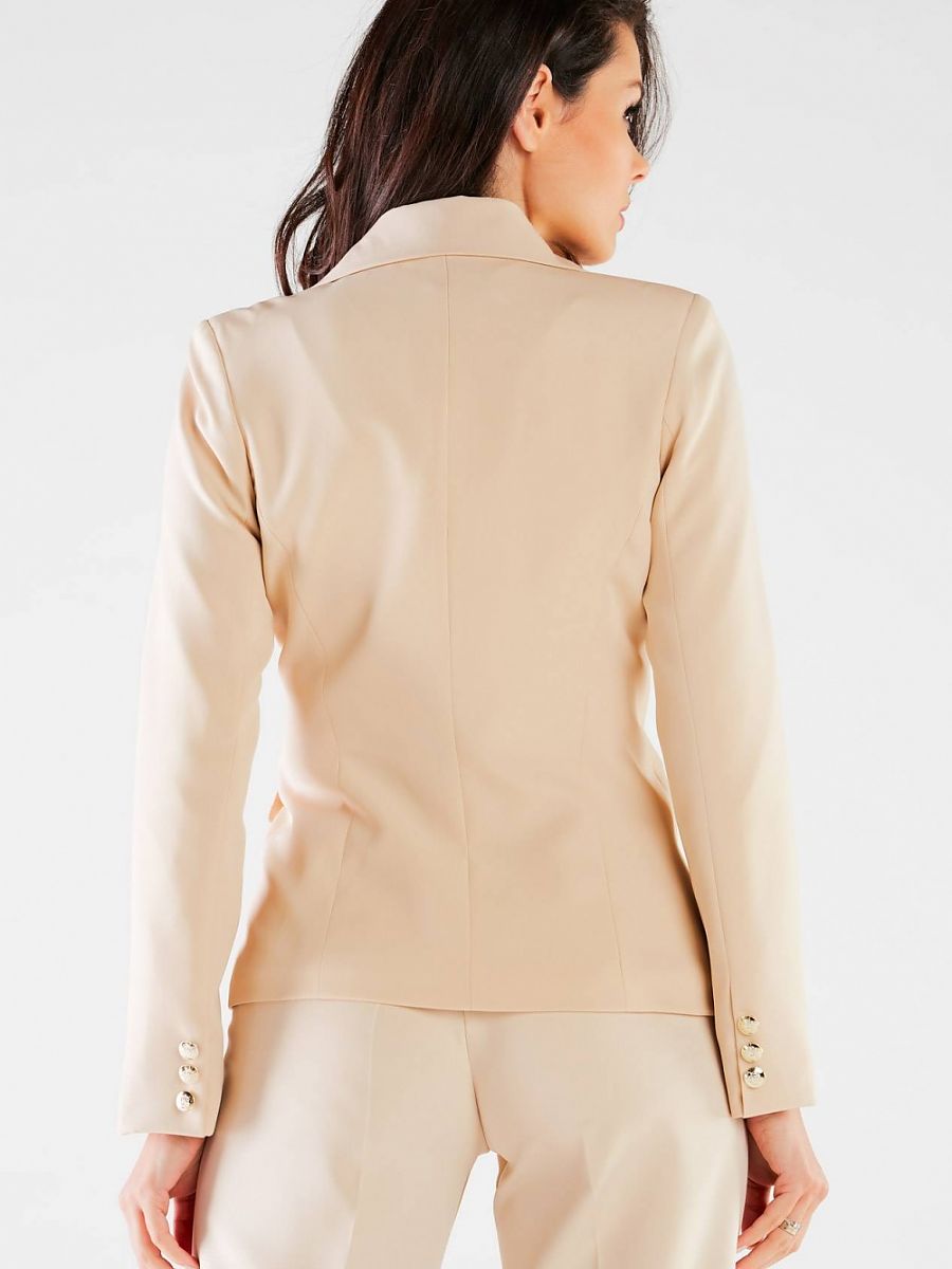 Jacket model 166814 Beige by awama - Jackets