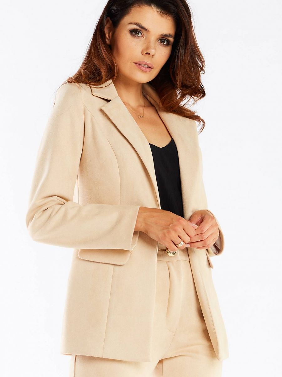 Jacket model 166822 Beige by awama - Jackets