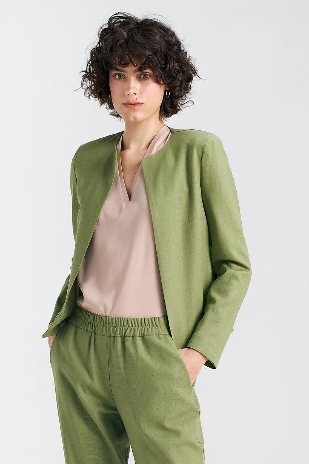 Jacket model 195460 Green by Nife - Jackets