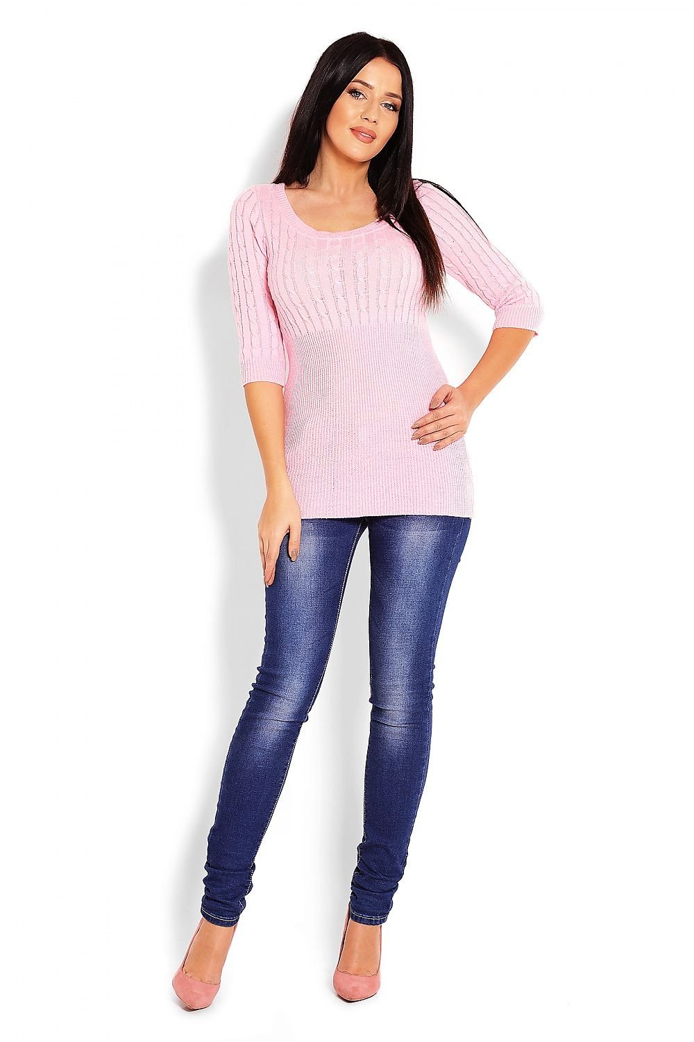 Jumper model 123425 Pink by PeeKaBoo - One Size - Jumpers