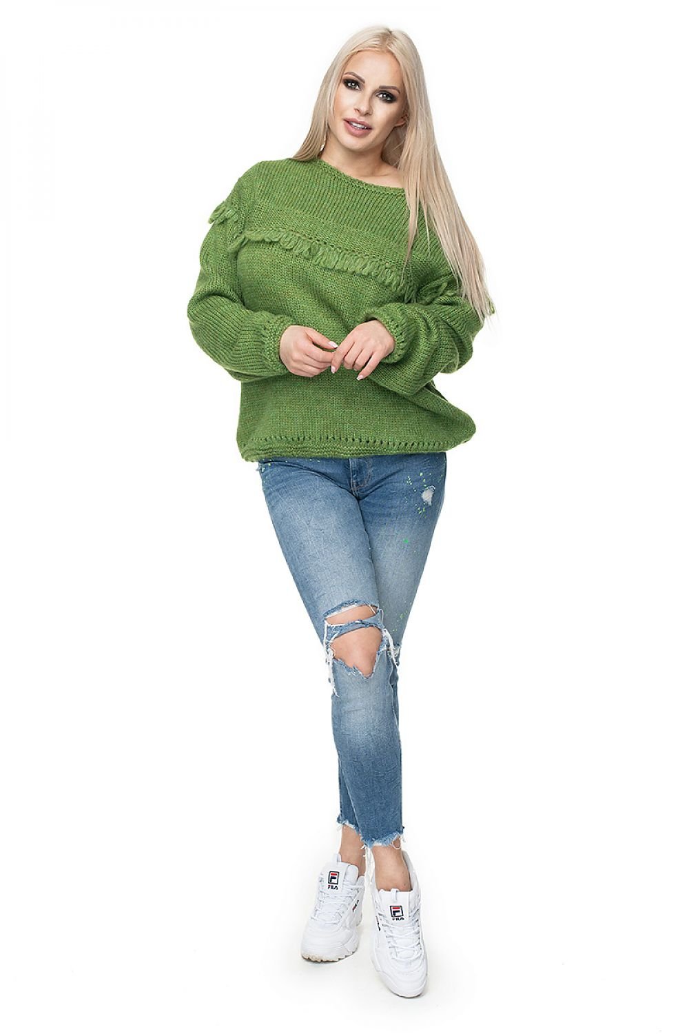 Jumper model 131605 Green by PeeKaBoo - One Size - Jumpers