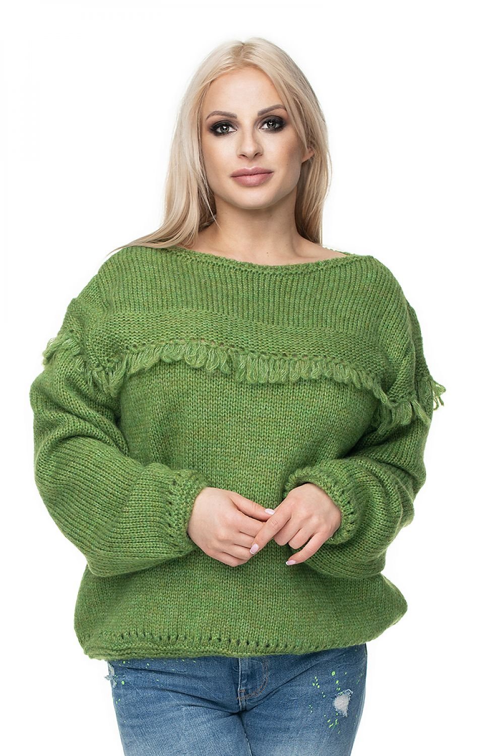 Jumper model 131605 Green by PeeKaBoo - One Size - Jumpers