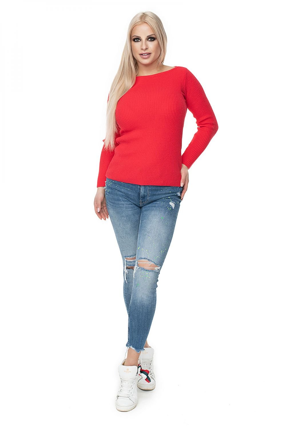 Jumper model 131606 Red by PeeKaBoo - One Size - Jumpers