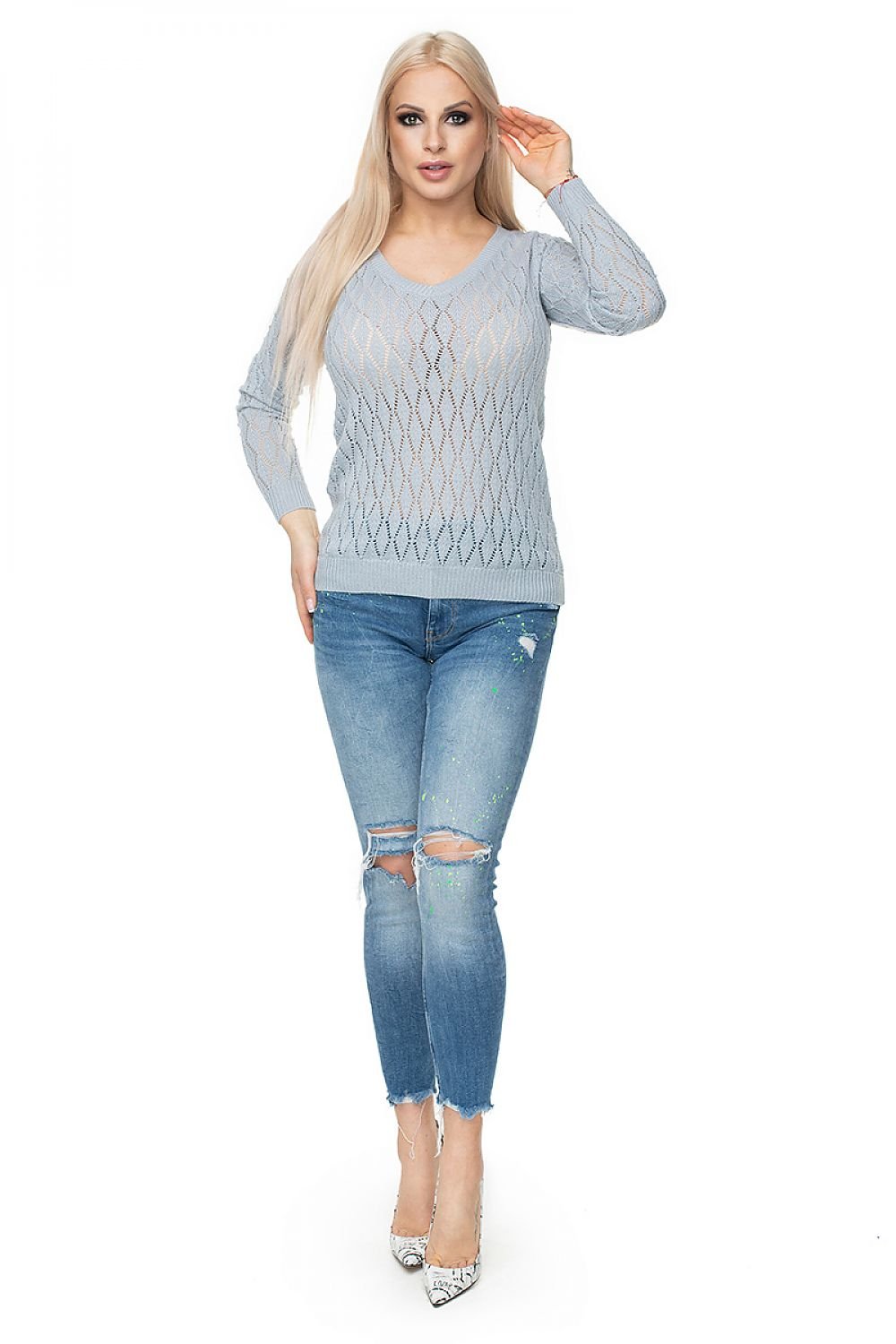 Jumper model 131610 Grey by PeeKaBoo - One Size - Jumpers